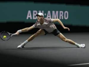 Jannik Sinner, qui a remporté le tournoi de Rotterdam en 2024