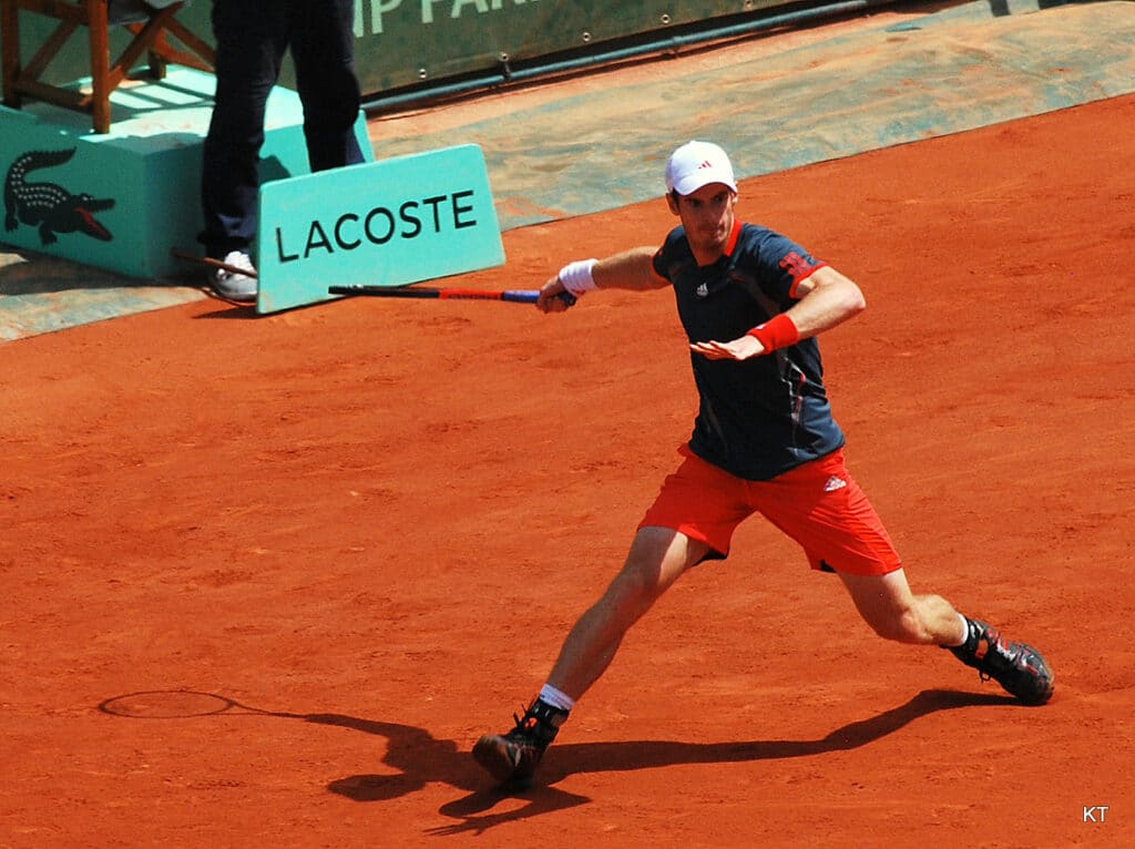 Andy Murray à Roland Garros en 2012