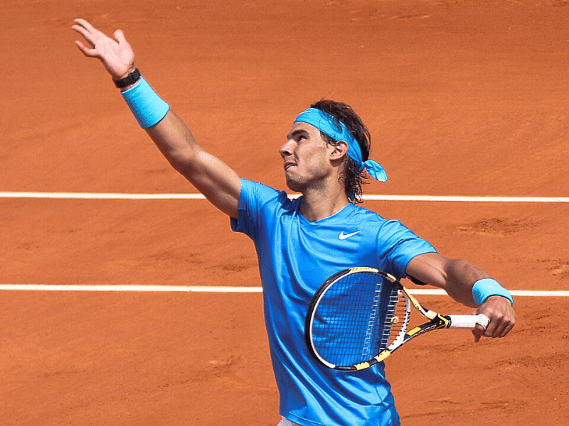 Rafael Nadal à Roland-Garros, principale ligne de son palmarès - Crédits photo : Y.Caradec