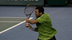Jo-Wilfried Tsonga au Masters 1000 de Paris en 2008