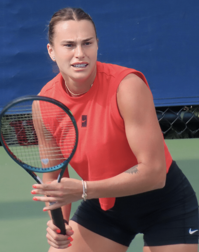 Aryna Sabalenka à l'entraînement à l'US Open 2024 - Crédits photo : Ocoudis