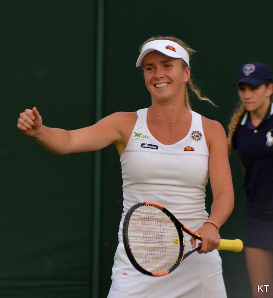 Raquette d'Elina Svitolina - crédits photo : Carine06