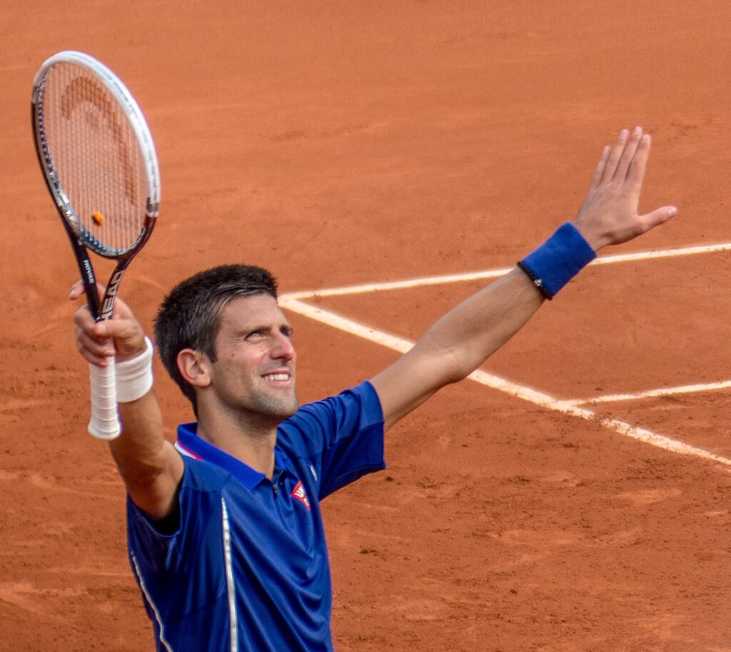 Raquette de Novak Djokovic à Roland-Garros 2013