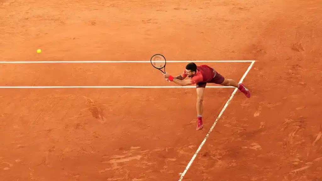 Novak Djokovic à Roland-Garros - Crédits photo : Wikimedia Commons